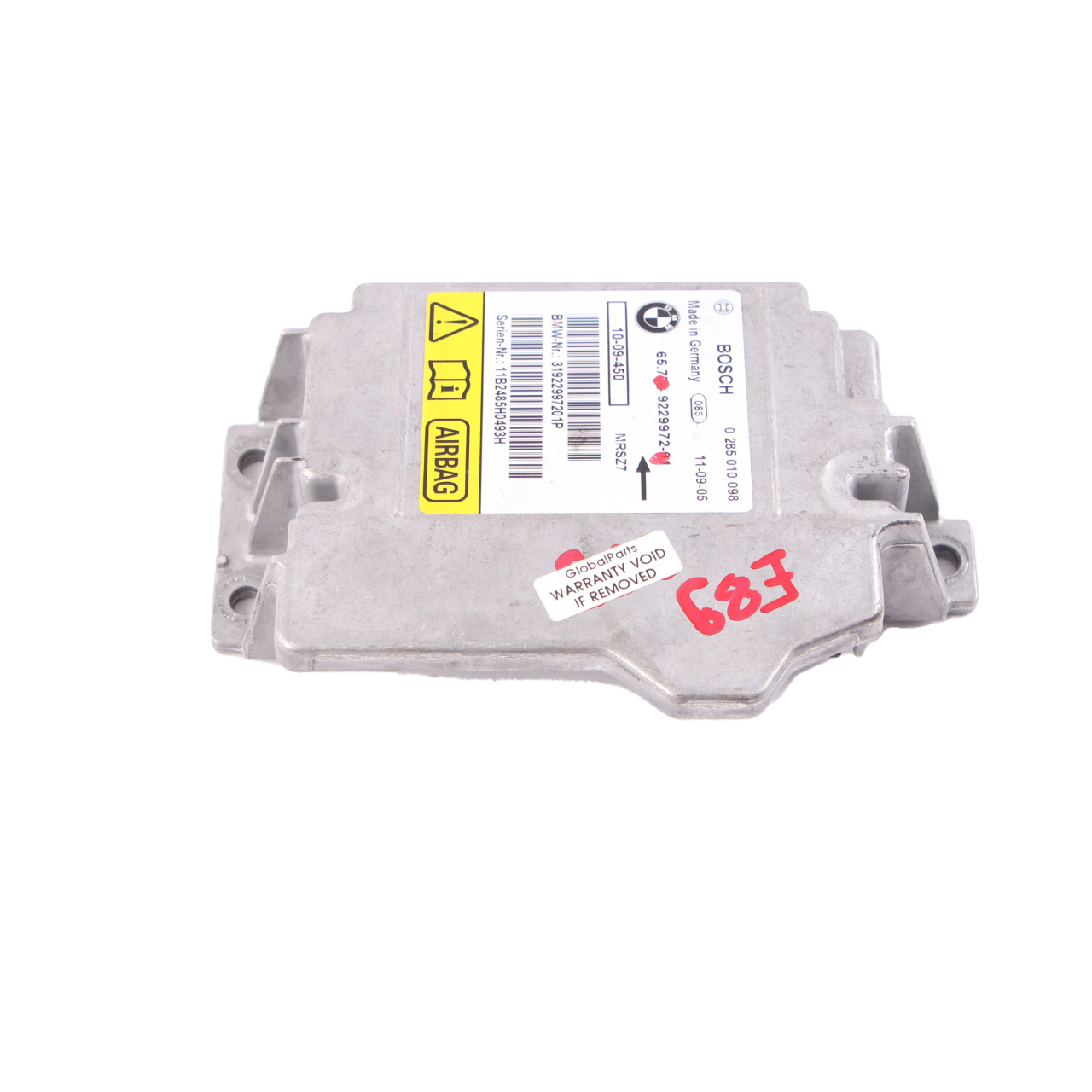 BMW Z4 E89 Kabriolet Cabrio Sterownik Moduł Airbag ECU 9229972