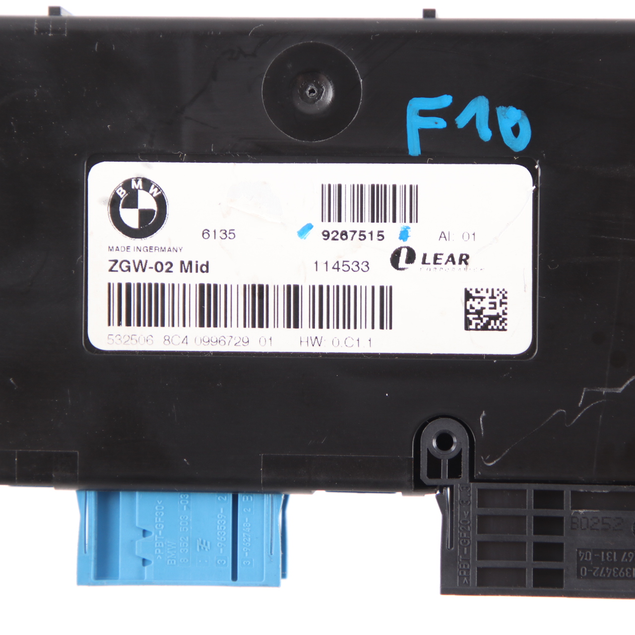 BMW F10 F11 Moduł Sterownik ZGW ECU 9267515