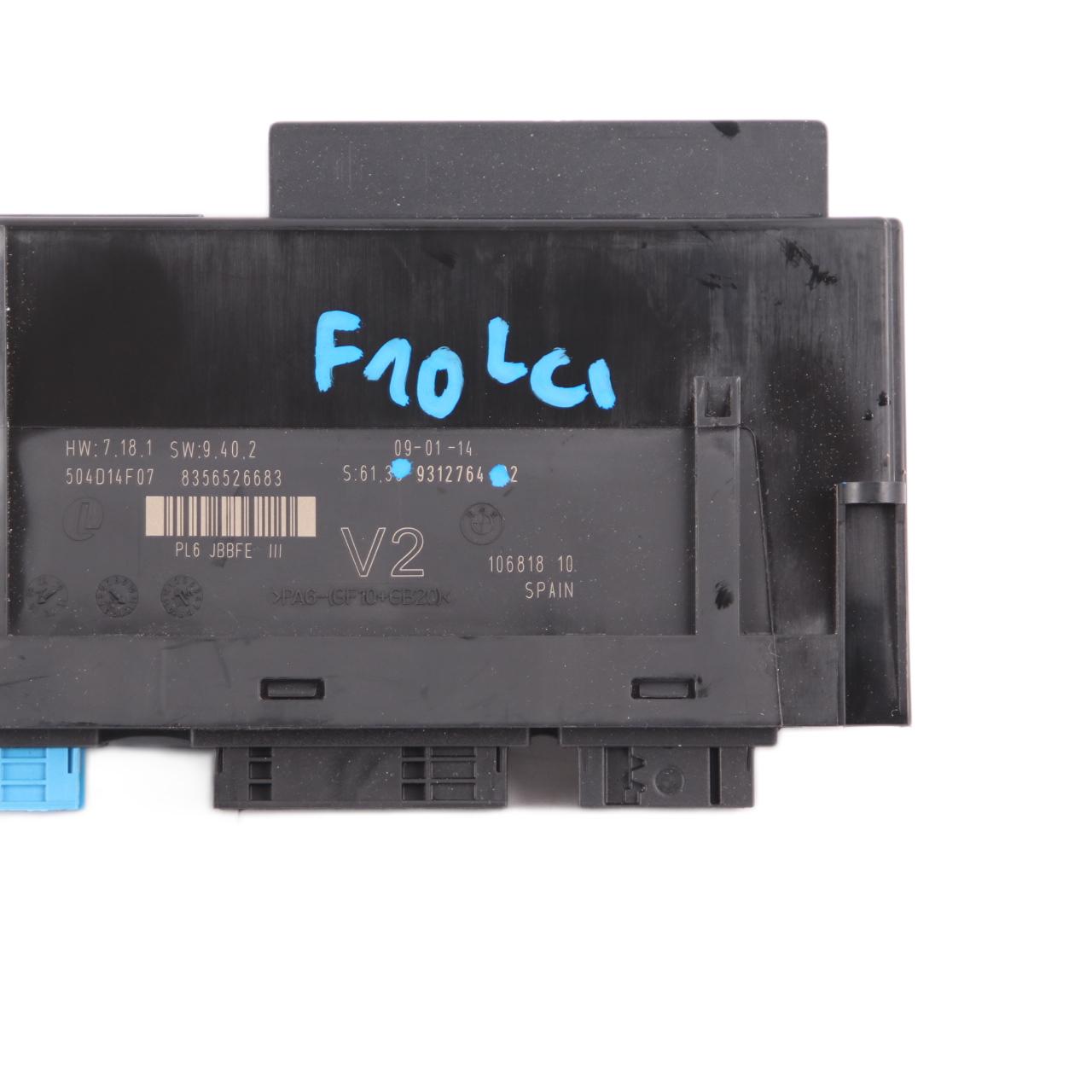 BMW F10 LCI ECU Moduł Komfortu PL6 JBBFE III V2 9312764