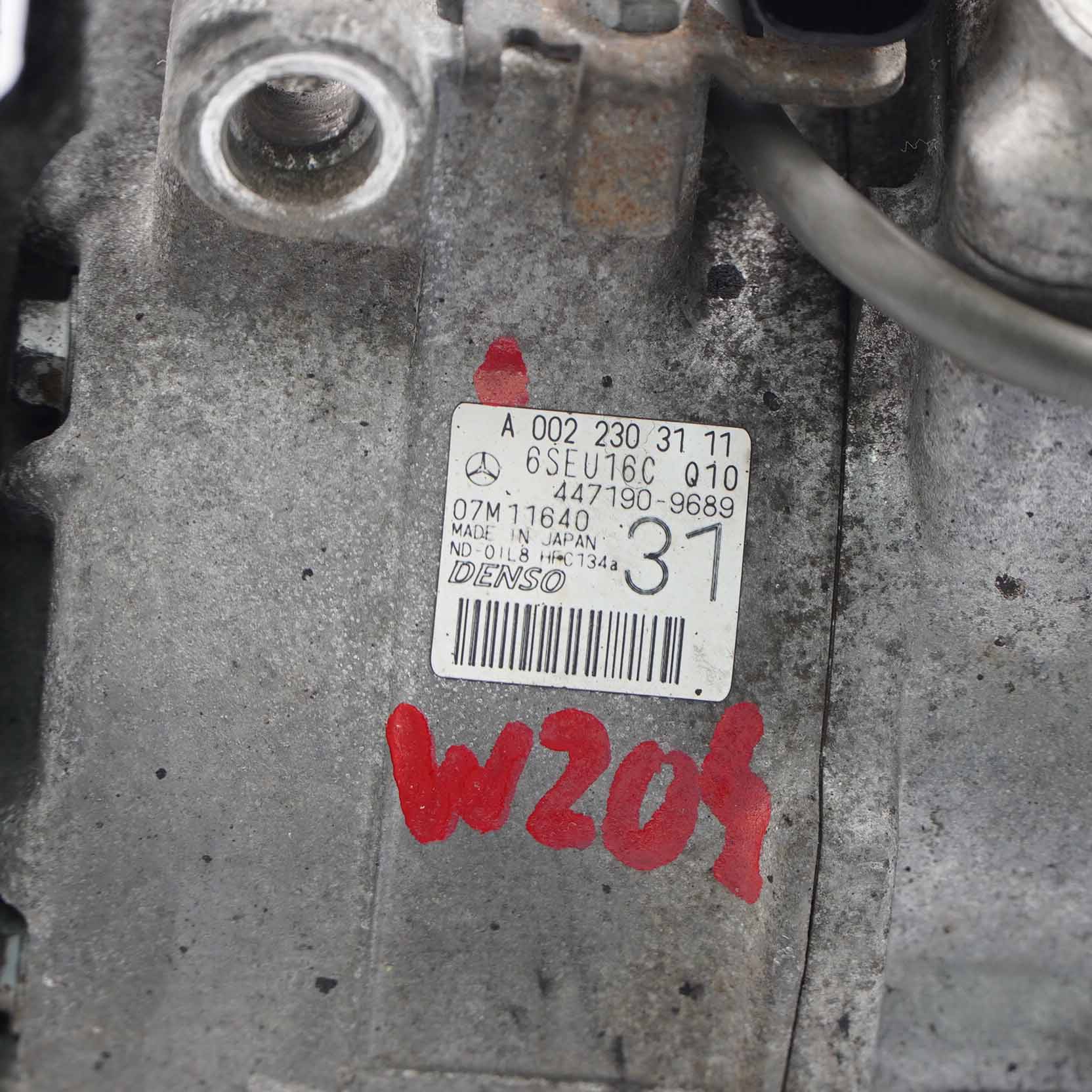 Air Conditioning Compressor Mercedes W204 W212 Air Con A/C Pump A0022303111