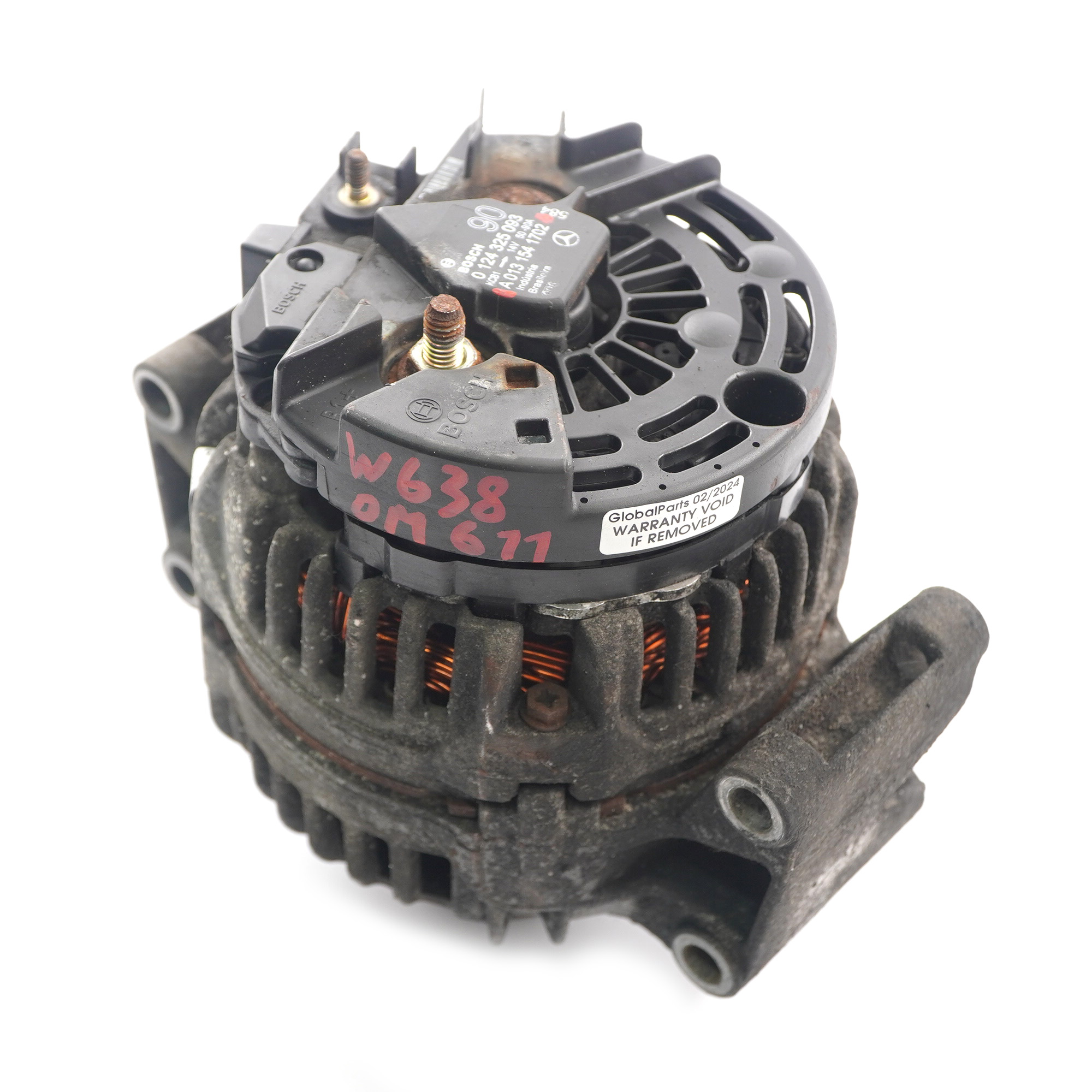 Alternator Mercedes W638 OM611 Alternator A0131541702