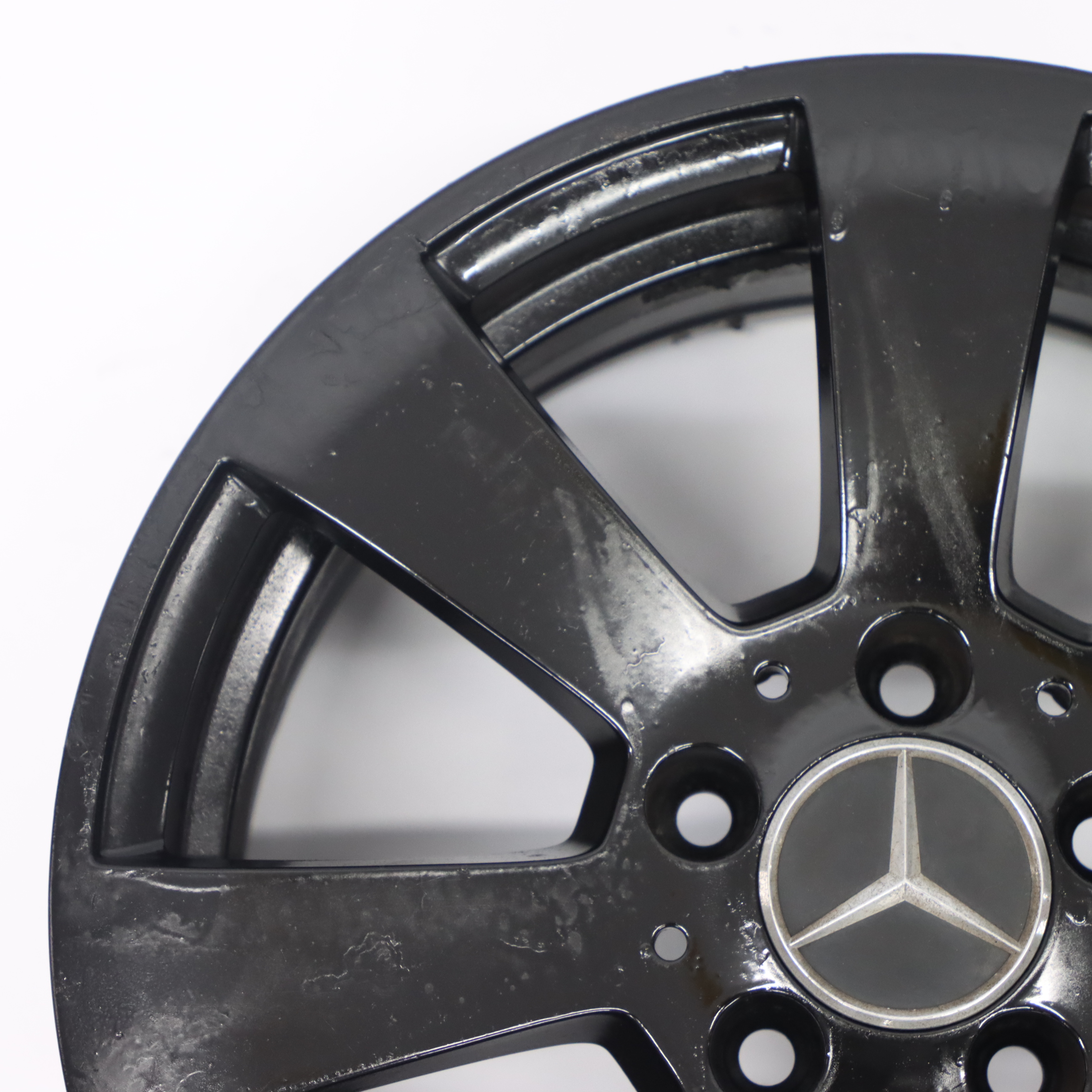 Mercedes W204 Black 7 Hole Alloy Wheel Rim 16" ET:43 7J A2044011102