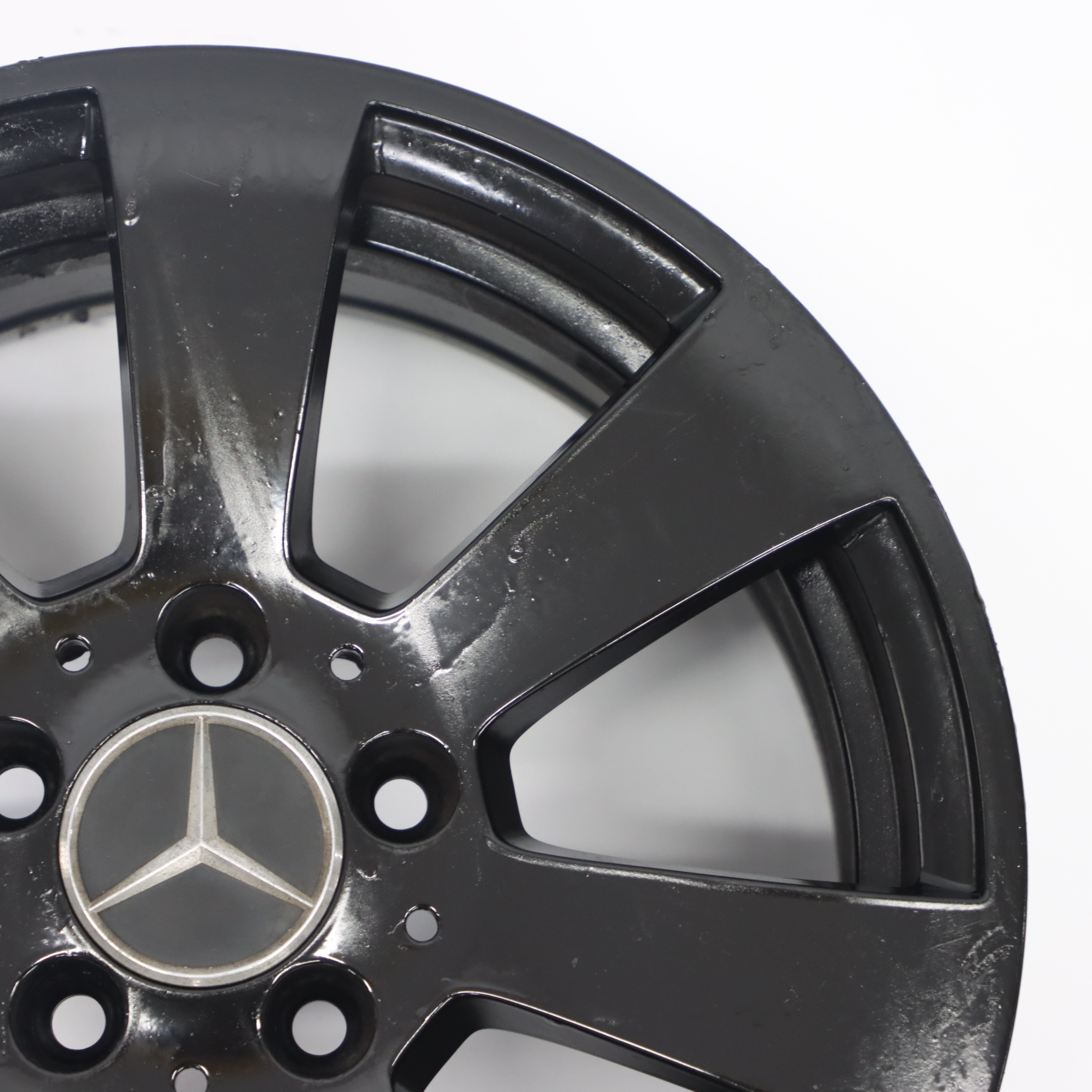 Mercedes W204 Black 7 Hole Alloy Wheel Rim 16" ET:43 7J A2044011102