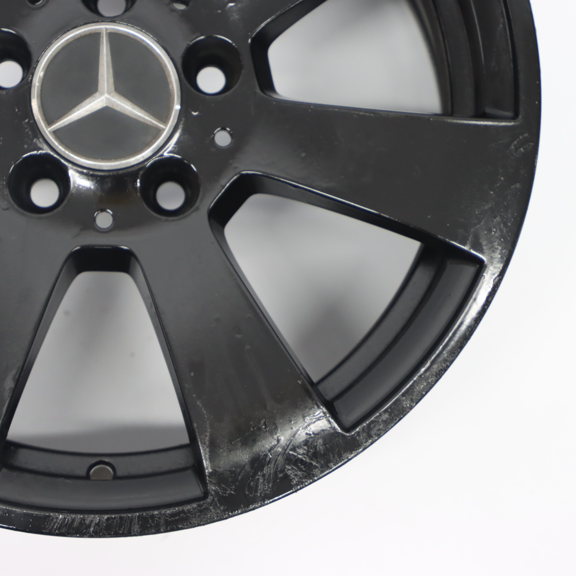 Mercedes W204 Black 7 Hole Alloy Wheel Rim 16" ET:43 7J A2044011102