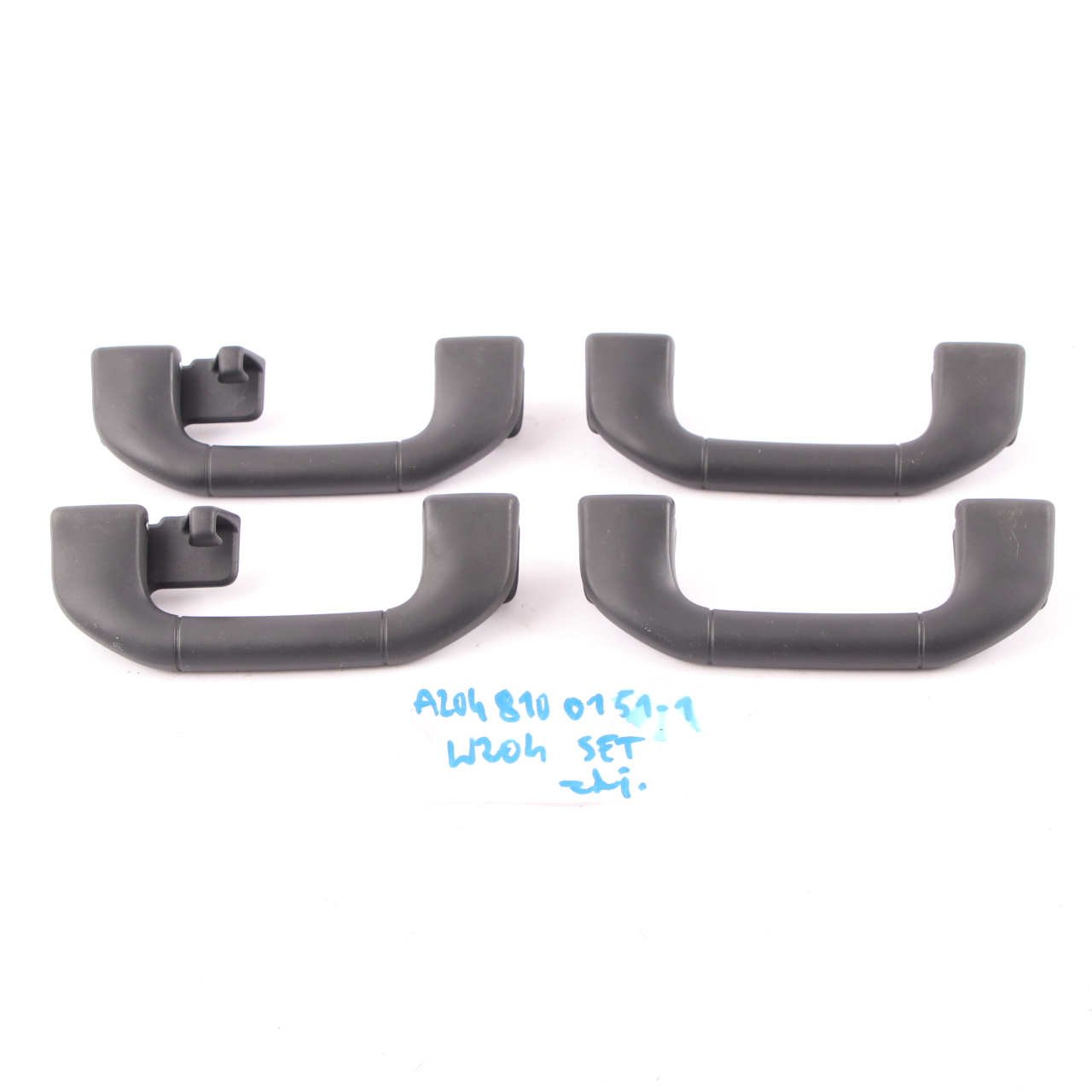 Mercedes W204 W212 Grab Handle Roof Front Rear Left Right N/O/S Set Black