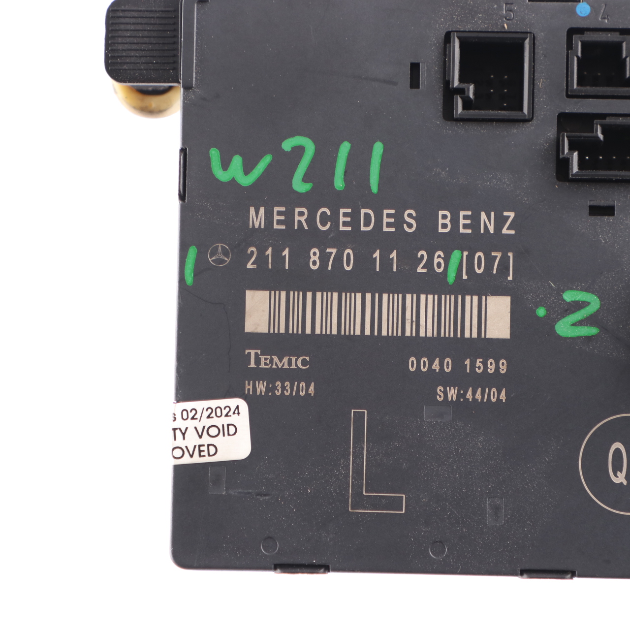 Mercedes W211 Moduł Sterownik Drzwi Lewy Przód A2118701126