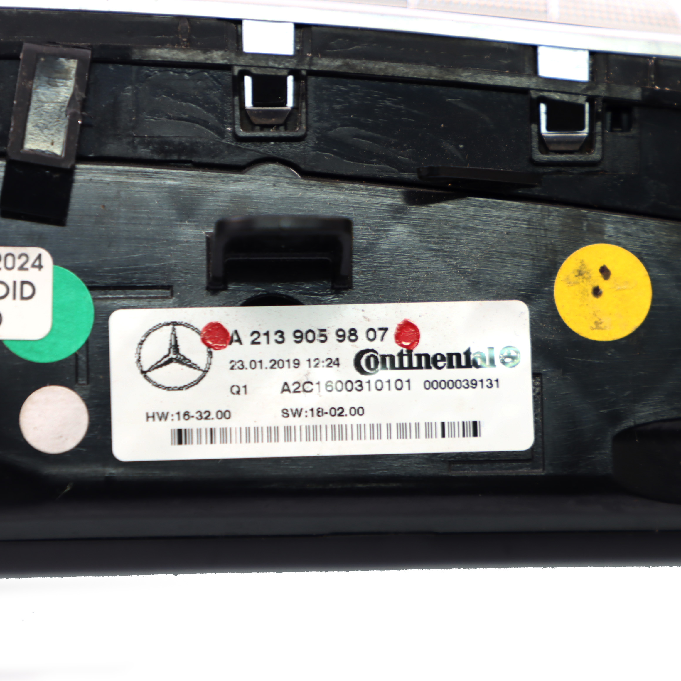 Mercedes W213 W238 Przełącznik Panel Klimatyzacji A2139059807