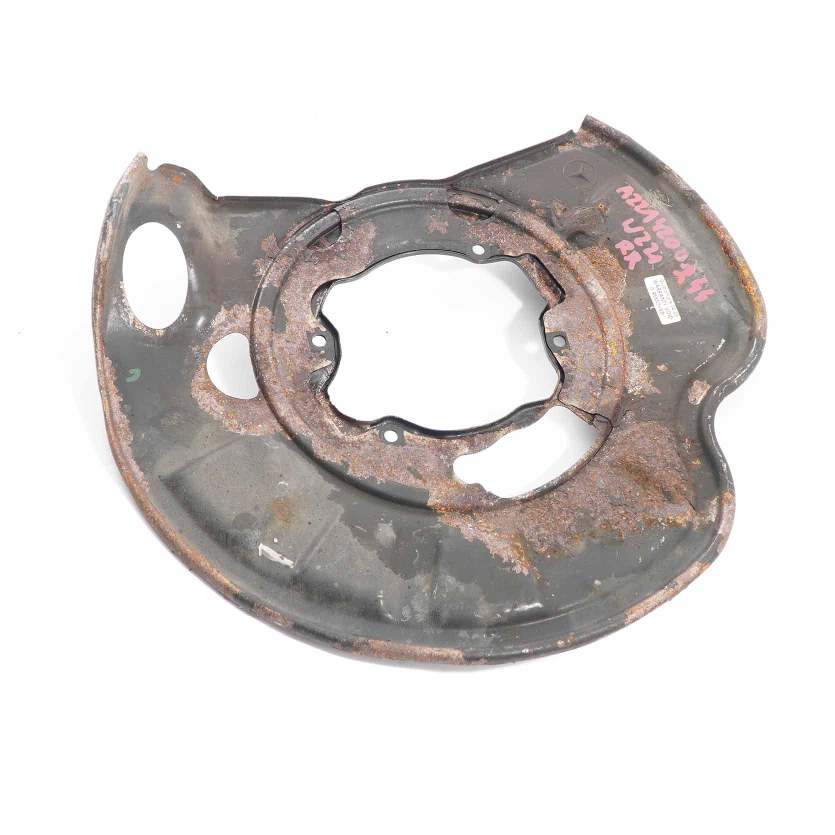 Brake Disc Plate Mercedes W221 Rear Right O/S Protection Plate A2214200244