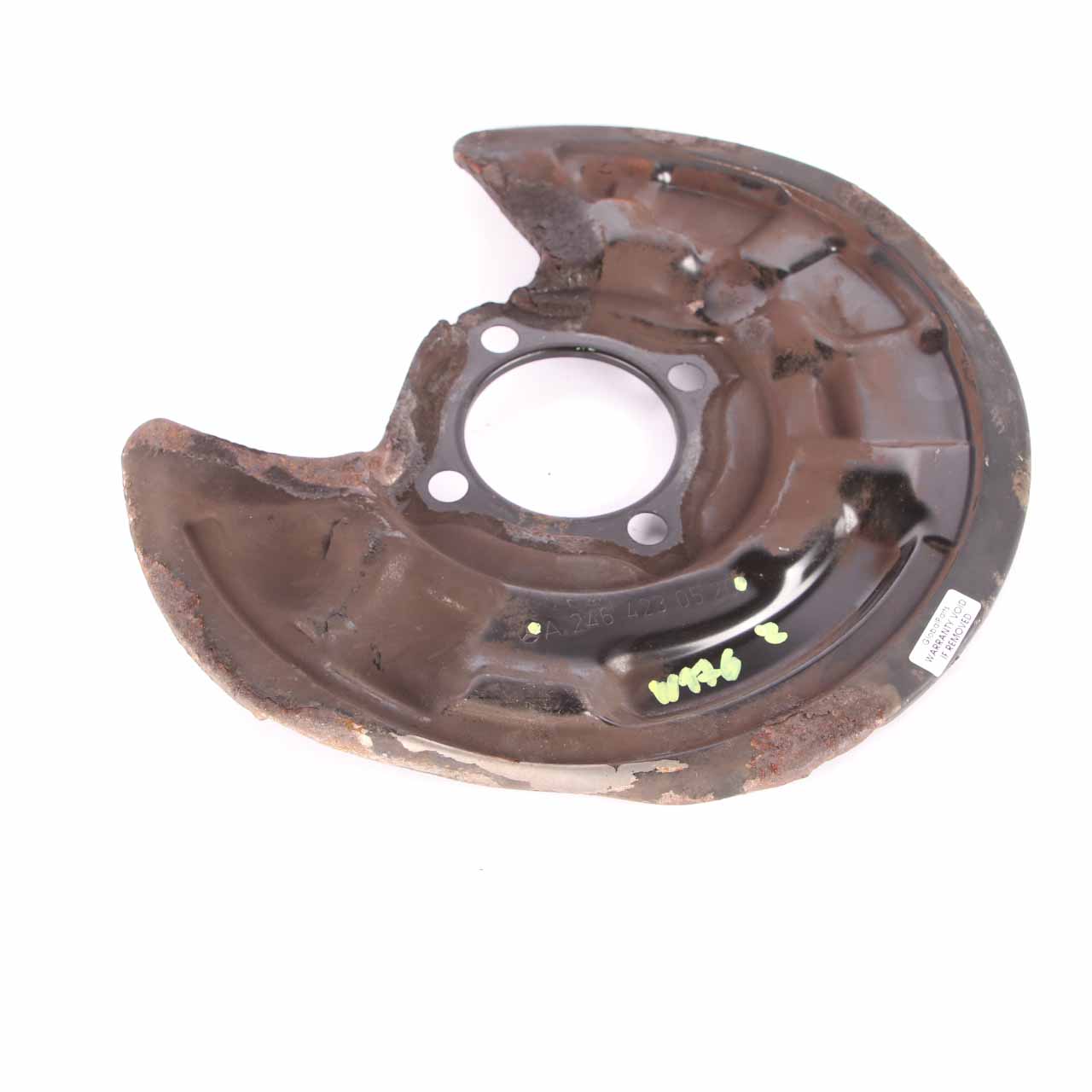 Brake Disc Plate Mercedes W176 W246 Rear Right O/S Protection Plate A2464230520