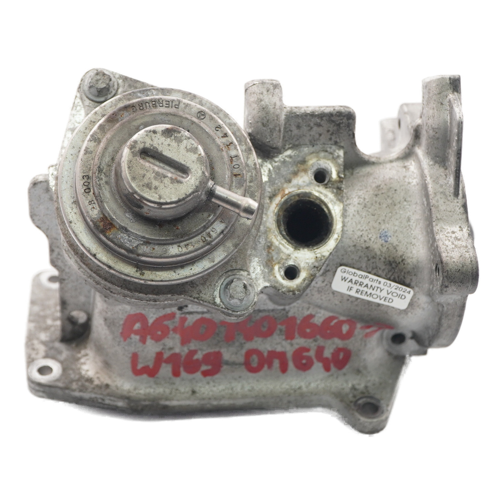 EGR Valve Mercedes W169 W245 OM640 Housing Exhaust Gas Recirculation A6401401660