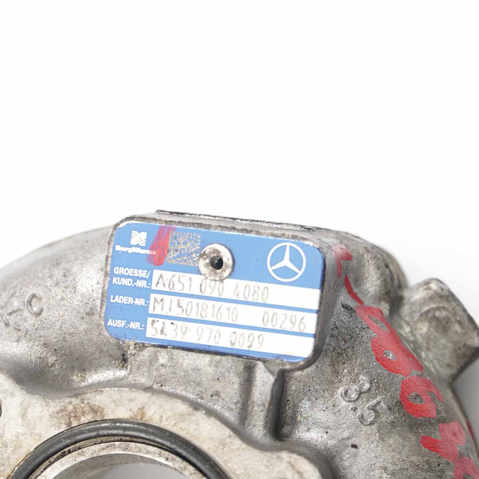 Mercedes W204 W212 OM651 Turbosprężarka Część Rura