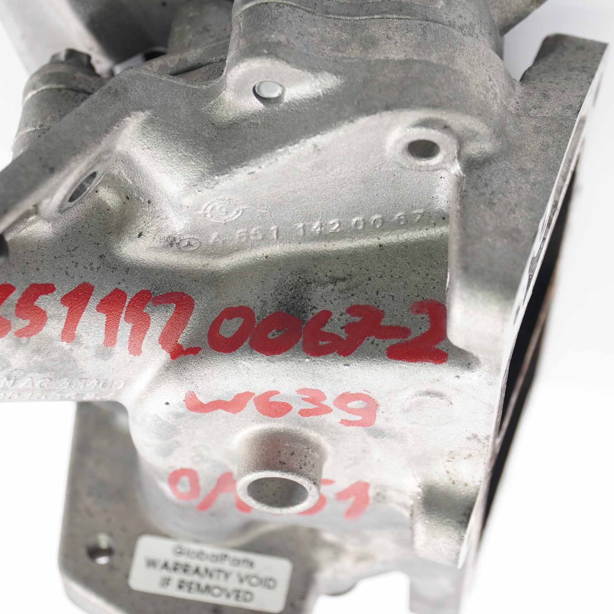 Mercedes W639 OM651 Exhaust Gas Recirculation EGR Valve Part A6511420067