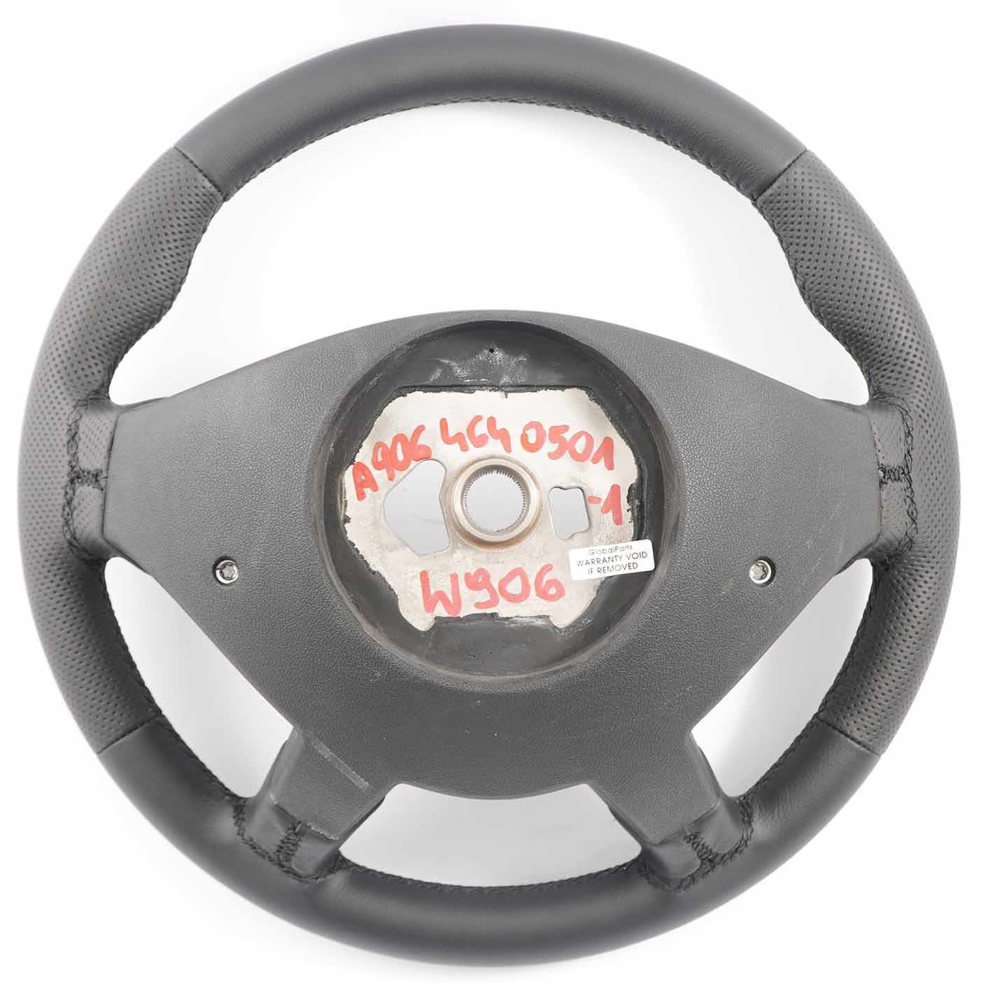 Mercedes Sprinter W906 NEW Black Leather Steering Wheel with Black Thread