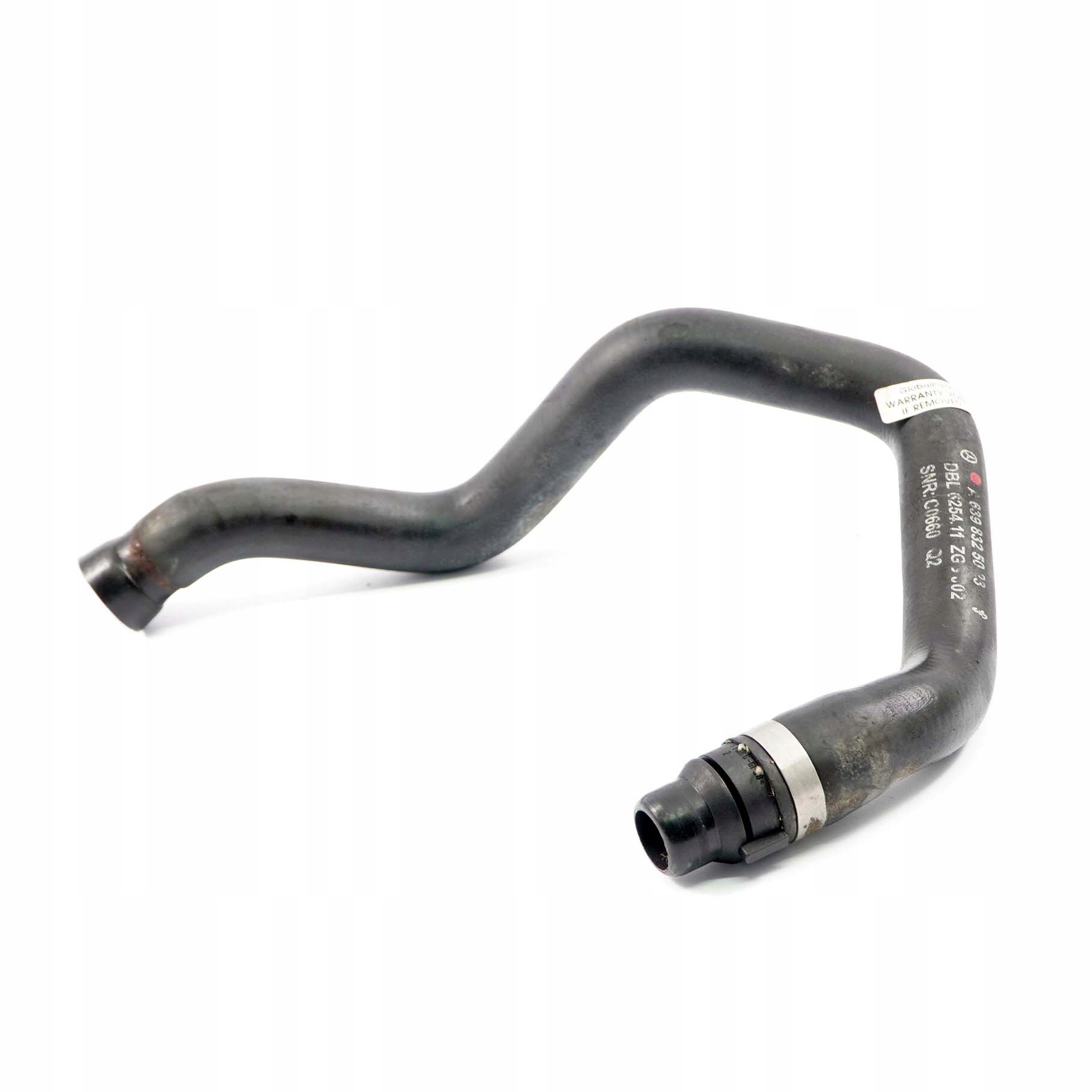 Mercedes-Benz Vito W639 Heat Exchanger Water Coolant Hose Pipe A6398325023