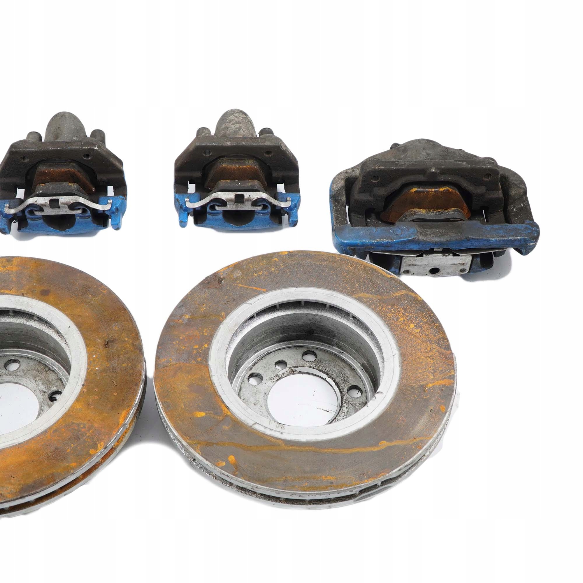 BMW 7 E65 E66 Front Left Right N/O/S Wheel Brake Disc Front Rear Caliper Set